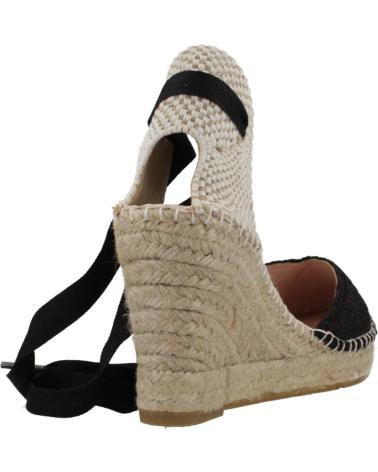Sandali per Donna MACARENA ALPARGATAS MUJER MODELO DENIS16 COLOR NEGRO