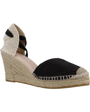Sandali per Donna MACARENA ALPARGATAS MUJER MODELO DENIS16 COLOR NEGRO