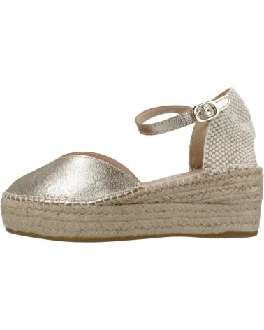 Sandalen für Damen MACARENA ALPARGATAS MUJER MODELO JAVA26 COLOR ORO PLTN