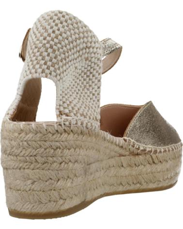 Sandalen für Damen MACARENA ALPARGATAS MUJER MODELO JAVA26 COLOR ORO PLTN