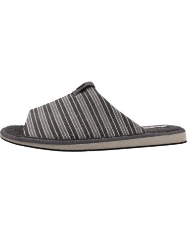 Pantofole per Uomo VUL-LADI ZAPATILLAS HOGAR HOMBRE VULLADI MODELO 8566 777 COLOR GRIS R RAYAS