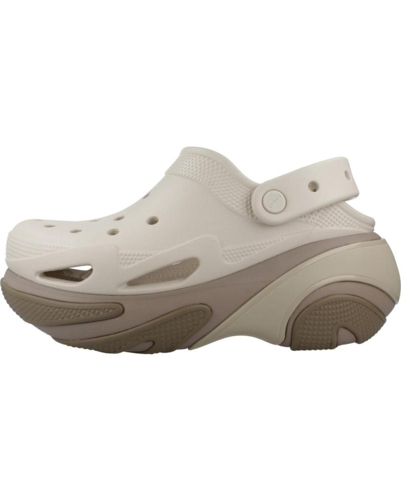 Zoccoli-De-Mujer-CROCS-ZUECOS-MUJER-MODELO-BUBBLE-CRUSH-CLOG-U-COLOR-BEIS-TAUPE