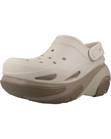 Zoccoli-De-Mujer-CROCS-ZUECOS-MUJER-MODELO-BUBBLE-CRUSH-CLOG-U-COLOR-BEIS-TAUPE