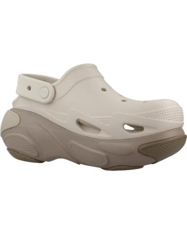 Zoccoli-De-Mujer-CROCS-ZUECOS-MUJER-MODELO-BUBBLE-CRUSH-CLOG-U-COLOR-BEIS-TAUPE