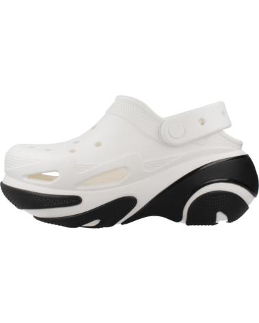 Sabots-De-Mujer-CROCS-ZUECOS-MUJER-MODELO-BUBBLE-CRUSH-CLOG-U-COLOR-BLANCO-WHITE