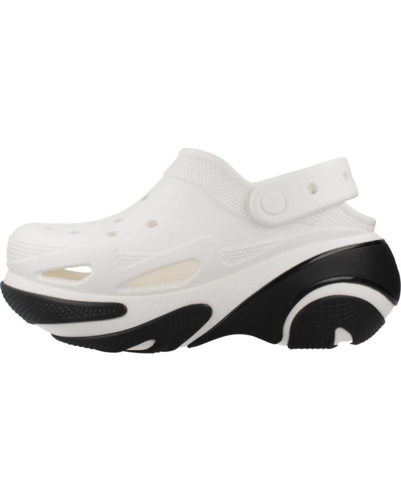 Clogs-De-Mujer-CROCS-ZUECOS-MUJER-MODELO-BUBBLE-CRUSH-CLOG-U-COLOR-BLANCO-WHITE