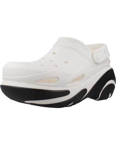 Clogs-De-Mujer-CROCS-ZUECOS-MUJER-MODELO-BUBBLE-CRUSH-CLOG-U-COLOR-BLANCO-WHITE