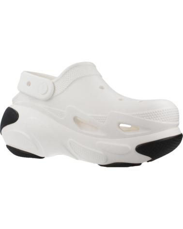 Clogs-De-Mujer-CROCS-ZUECOS-MUJER-MODELO-BUBBLE-CRUSH-CLOG-U-COLOR-BLANCO-WHITE