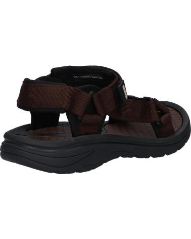 Sandales pour Homme MTNG 84660 C58343 - NYLON STRIPE MARRON