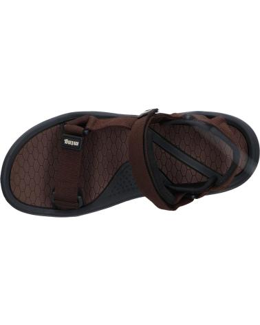 Sandales pour Homme MTNG 84660 C58343 - NYLON STRIPE MARRON