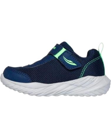 Sportivo per Bambina e Bambino SKECHERS ZAPATILLAS NITRO SPRINT SWIFT BUDDIES LIMA 40731 AZUL MARINO