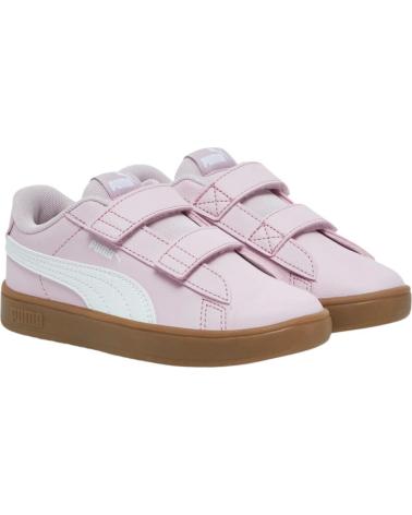 Sportivo per Bambina e Bambino PUMA 394253-18 RICKIE CLASSIC V PS ROSE MAUVE-PUMA WHITE-GUM