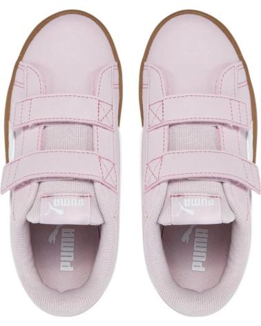 Sportivo per Bambina e Bambino PUMA 394253-18 RICKIE CLASSIC V PS ROSE MAUVE-PUMA WHITE-GUM