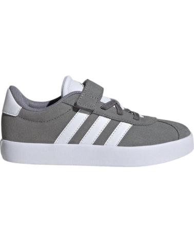 Sportivo per Bambina e Bambino ADIDAS ZAPATILLAS VL COURT 3 0 EL C BLANCAS ID9149 CASUAL NINO GRIS