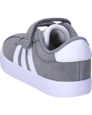 Sportivo per Bambina e Bambino ADIDAS ZAPATILLAS VL COURT 3 0 EL C BLANCAS ID9149 CASUAL NINO GRIS