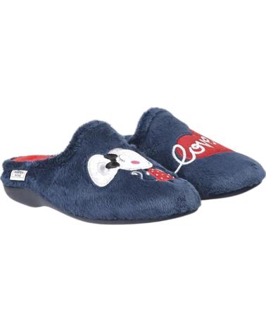 Pantufas-De-Mujer-MARPEN-ZAPATILLAS-DE-CASA-RATITA-LOVE-416IV23-SLIPPERS-AZUL-MARINO