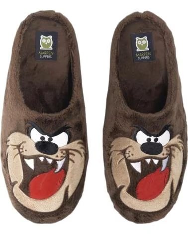 Pantofole-De-Hombre-MARPEN-ZAPATILLAS-DE-CASA-DIABLO-MARRON-603IV20-SLIPPERS-UNISEX-MARRóN