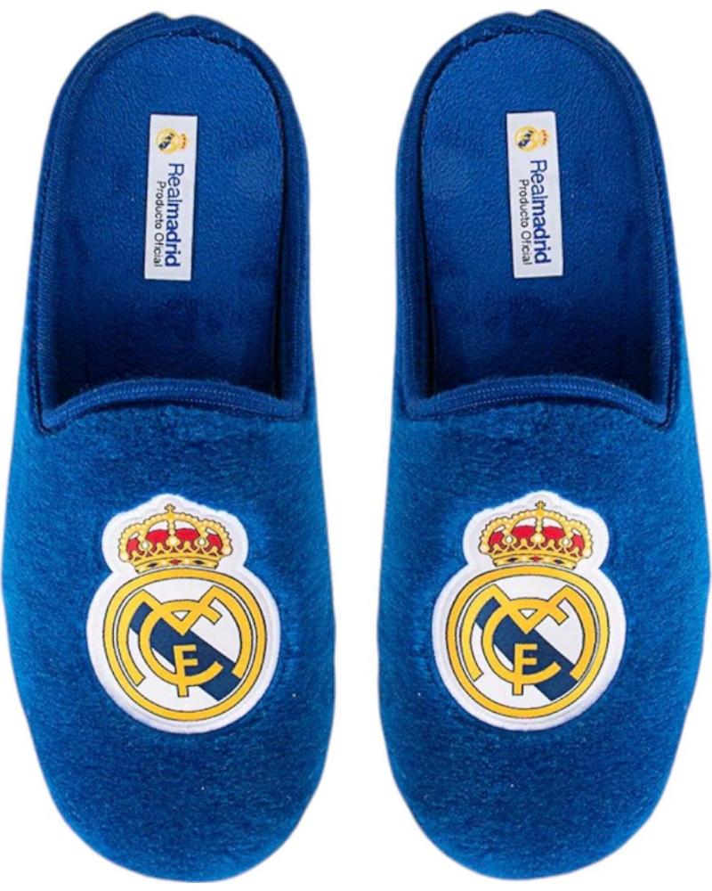 Calzado-De-Casa-De-Hombre-MARPEN-ZAPATILLAS-DE-CASA-REAL-MADRID-OFICIALES-CHINELA-SUATEX-AZUL