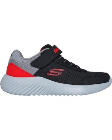 Esportes  de Menina e Menino SKECHERS ZAPATILLAS BOUNDER TREKZIC ROJO 403908L-BKRD NINO NEGRO