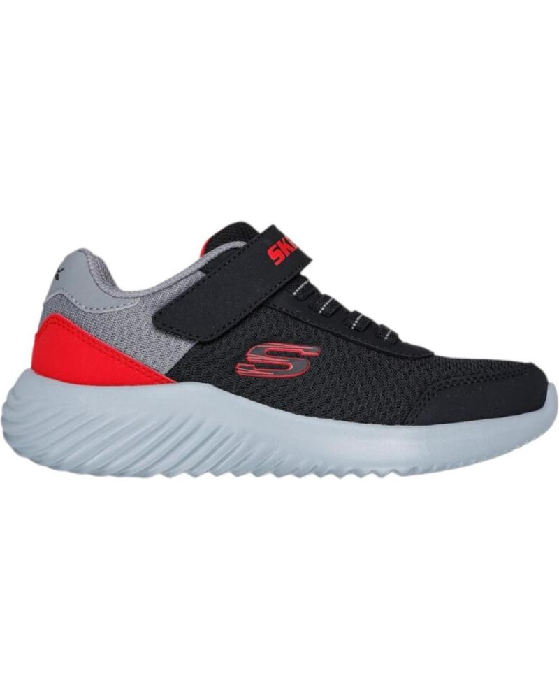Esportes  de Menina e Menino SKECHERS ZAPATILLAS BOUNDER TREKZIC ROJO 403908L-BKRD NINO NEGRO