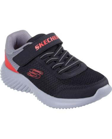 Esportes  de Menina e Menino SKECHERS ZAPATILLAS BOUNDER TREKZIC ROJO 403908L-BKRD NINO NEGRO
