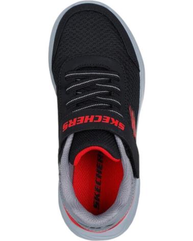 Esportes  de Menina e Menino SKECHERS ZAPATILLAS BOUNDER TREKZIC ROJO 403908L-BKRD NINO NEGRO