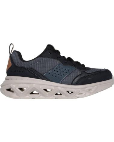 Sportivo per Donna e Bambino SKECHERS ZAPATILLAS SKX-1121 CHARCOAL 406145L-BKCC NINO NEGRO