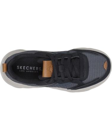 Sneaker für Damen und Junge SKECHERS ZAPATILLAS SKX-1121 CHARCOAL 406145L-BKCC NINO NEGRO