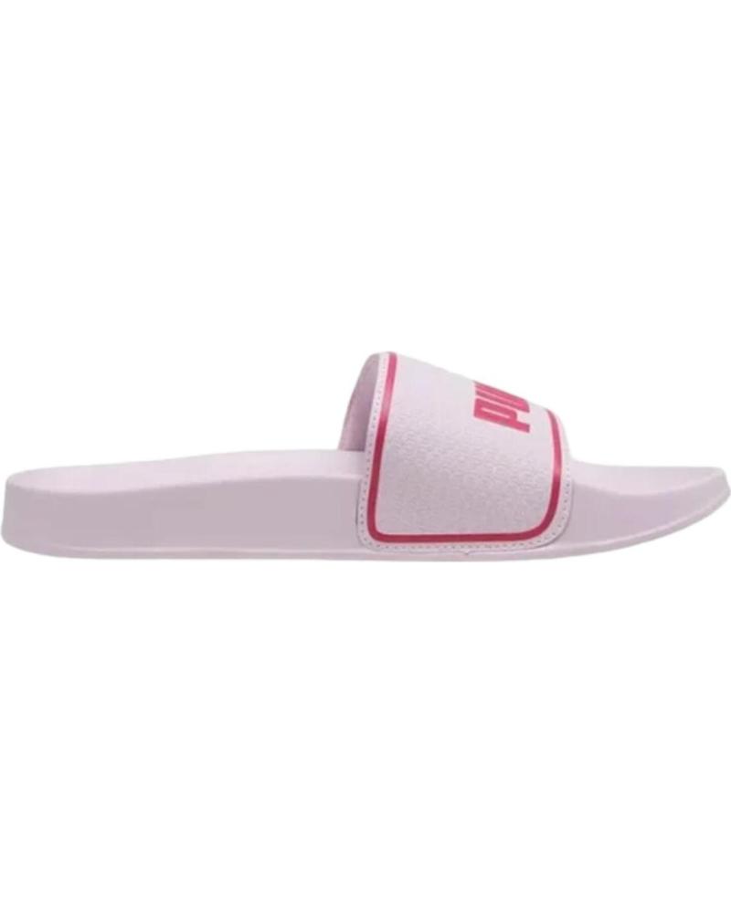 Chinelos de Mulher e Menina PUMA CHANCLAS LEADCAT 2 0 JR GARNET FLIP FLOPS 384434-13 ROSA