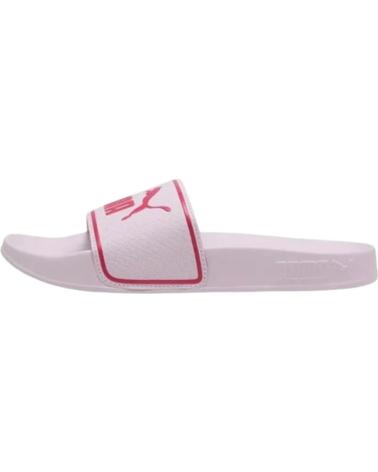 Chinelos de Mulher e Menina PUMA CHANCLAS LEADCAT 2 0 JR GARNET FLIP FLOPS 384434-13 ROSA