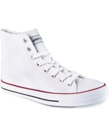 Sportif-De-Hombre-ANDY-Z-ZAPATILLAS-BOTA-BLANCO-AZ1006-WHITE-NEGRO