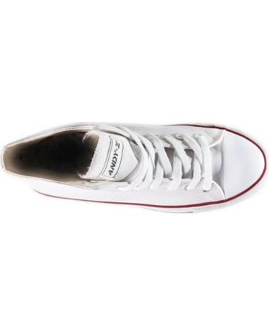 Sportif-De-Hombre-ANDY-Z-ZAPATILLAS-BOTA-BLANCO-AZ1006-WHITE-NEGRO