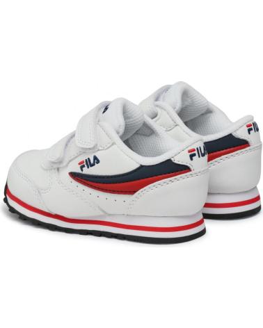 girl and boy Trainers FILA ZAPATILLAS ORBIT VELCRO INFANTIL BLANCO 1011080-98F AZUL
