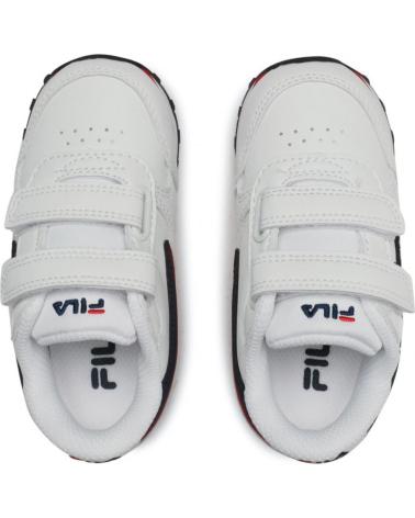 girl and boy Trainers FILA ZAPATILLAS ORBIT VELCRO INFANTIL BLANCO 1011080-98F AZUL