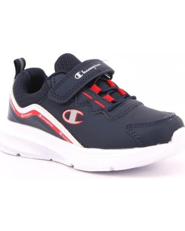 Sneaker für Mädchen und Junge CHAMPION ZAPATILLAS SHOUT OUT B TD MARINO ROJO BLA S32214-BS501 AZUL