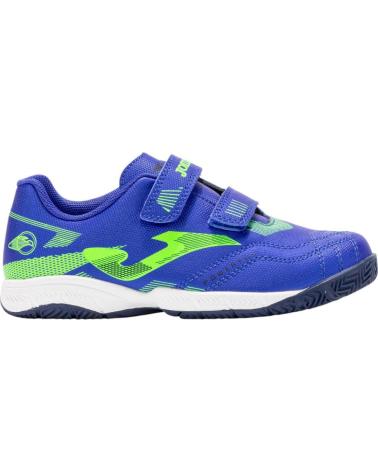 Esportes--De-Niña-JOMA-ZAPATILLAS-POWERFULL-JR2504-ROYAL-VERDE-LIMA-INDOOR-SAL-AZUL