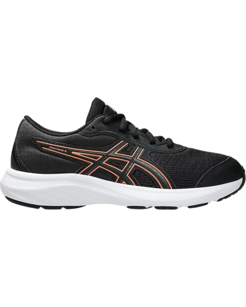 Trainers-De-Mujer-ASICS-ZAPATILLAS-GEL-CONTEND-9-GS-SAXON-GREEN-1014A337-005-R-NEGRO