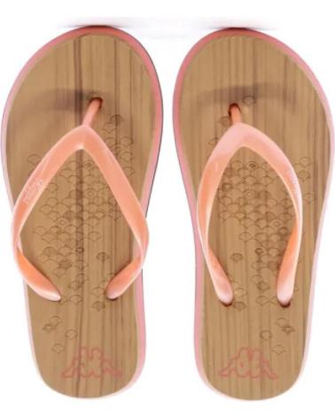 Chanclas de Niño KAPPA CHANCLAS MOONEY MARRON CORAL KID FLIP FLOPS 31138MW-A43 MARRóN