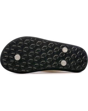 Chinelos de Menina e Menino KAPPA CHANCLAS MOONEY MARRON SILVER KID FLIP FLOPS 31138MW-A41 MARRóN