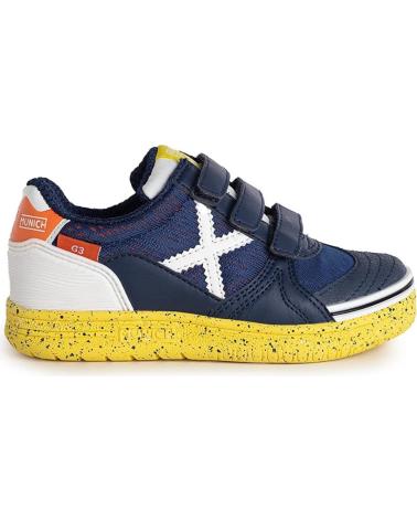 Sportivo per Bambino MUNICH ZAPATILLAS G3 KID VCO INDOOR 361 MARINO BL 1514361 AZUL