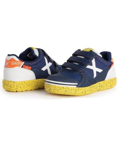 Sneaker für Junge MUNICH ZAPATILLAS G3 KID VCO INDOOR 361 MARINO BL 1514361 AZUL