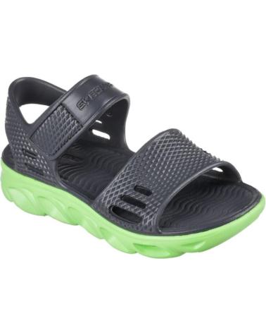 Sandalias de Niño SKECHERS SANDALIAS HYPNO SPLASH SOLZO VERDE SANDAL 402001L-CCLM GRIS