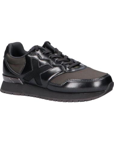 Sneaker für Damen und Junge MUNICH ZAPATILLAS DASH KID 48 NEGRO BRILLO CARBON 1690048 BLANCO