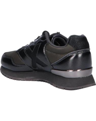 Sneaker für Damen und Junge MUNICH ZAPATILLAS DASH KID 48 NEGRO BRILLO CARBON 1690048 BLANCO