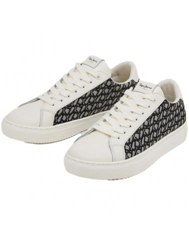 Sportif pour Femme PEPE JEANS ZAPATILLAS ADAMS JACKI OFF WHITE