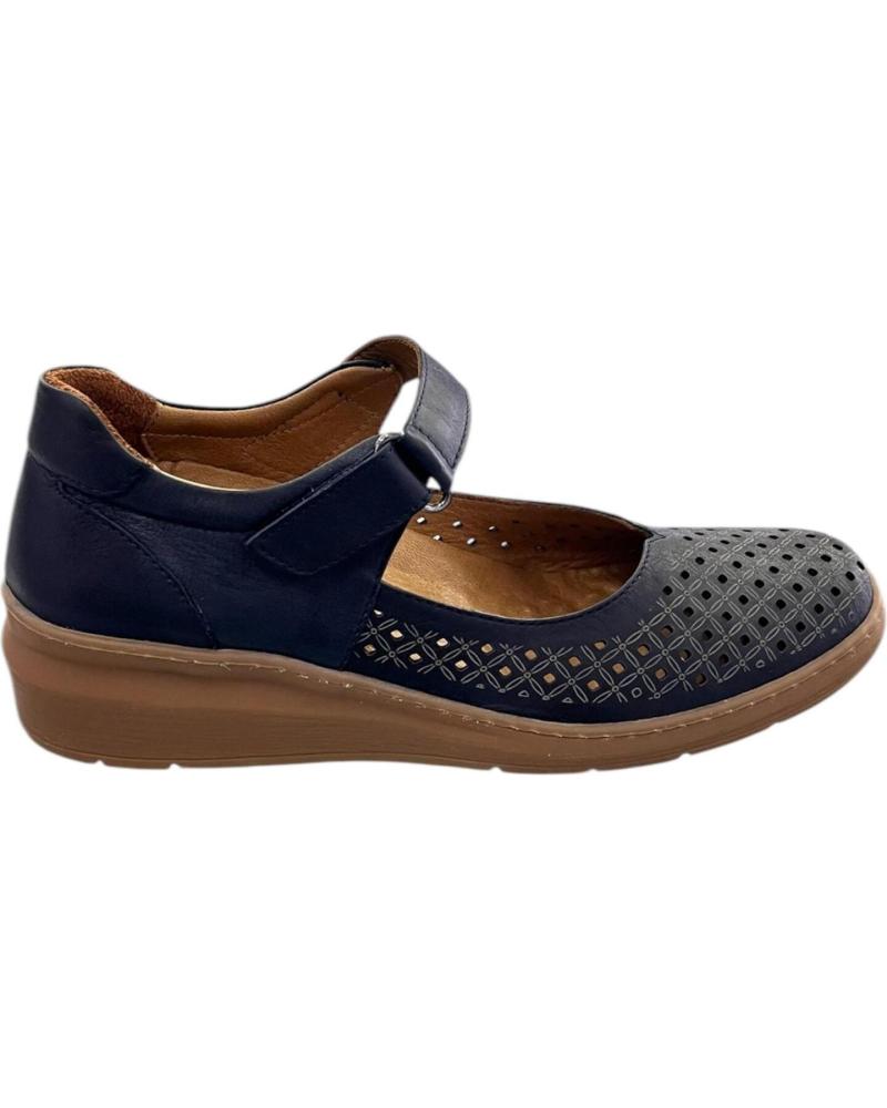 Chaussures compensées pour Femme 48 HORAS MERCEDITAS 512601-29 PIEL MARINO VARIOS COLORES