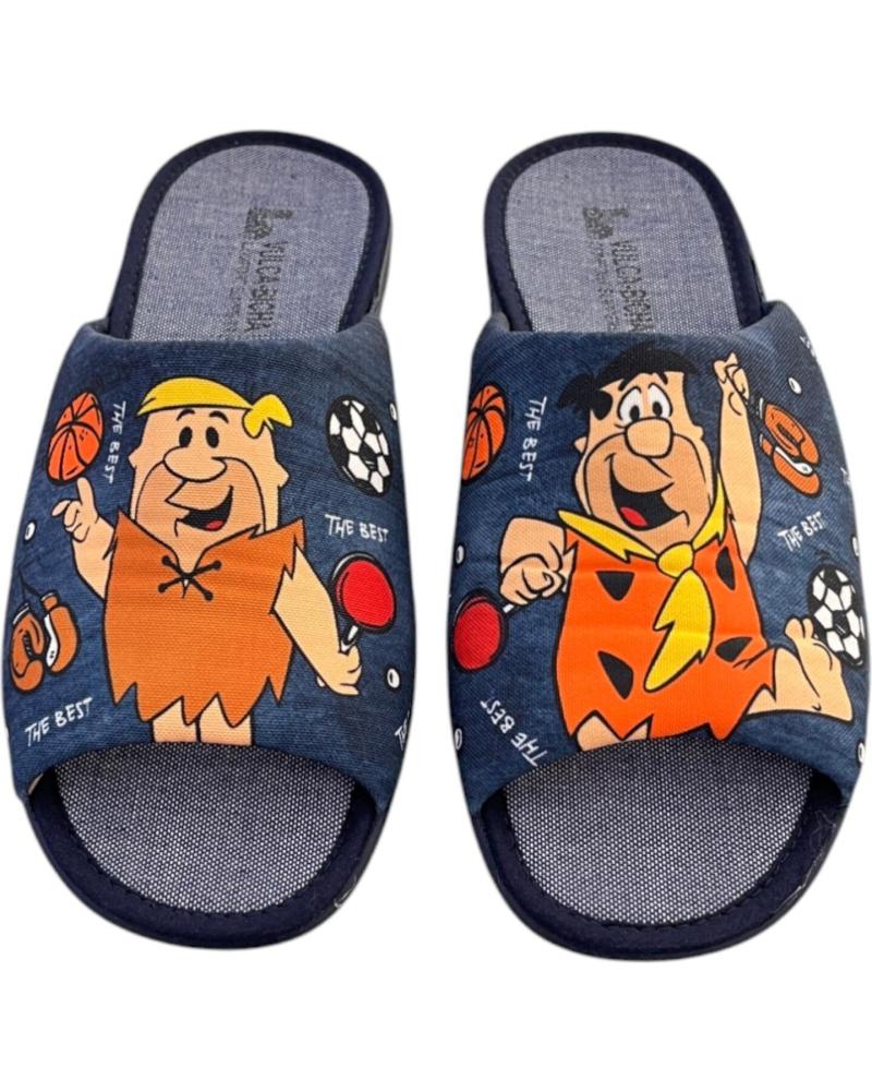 Man House slipers VULCA-BICHA ZAPATILLAS CASA 1443 PIQUE MARINO PICAPIEDRA VARIOS COLORES