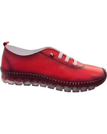 Sportif pour Femme 48 HORAS ZAPATOS 511601-40 PIEL ROJO VARIOS COLORES