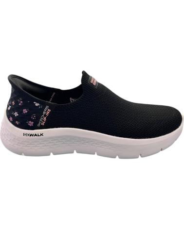 Woman Trainers SKECHERS SLIP-INS GO WALK FLEX BLACK-PINK 124822-BKPK VARIOS COLORES