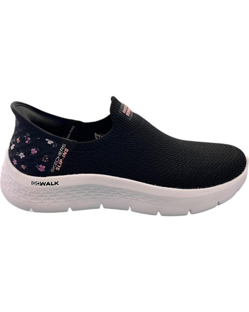 Woman Trainers SKECHERS SLIP-INS GO WALK FLEX BLACK-PINK 124822-BKPK VARIOS COLORES